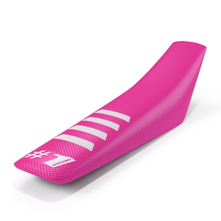 ONEGRIPPER - RIBBED Rosa/Vit