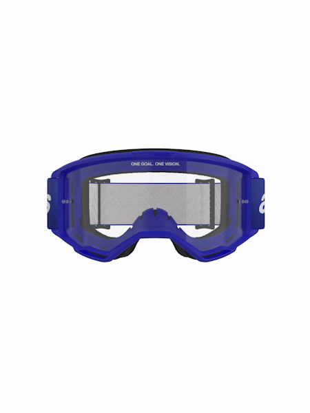 Alpinestars Vision 3 Wordmark blå med klar lins