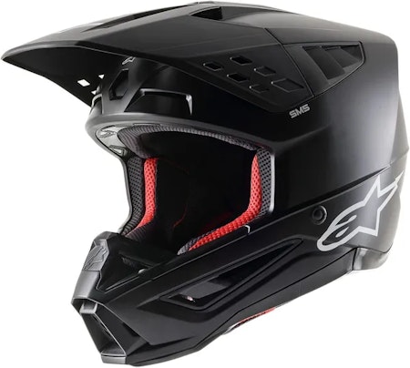 Alpinestars SM5 Solid black hjälm