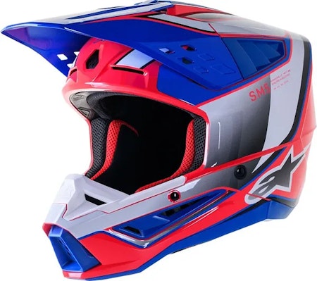 Alpinestars SM5 Sail Pink/Blue hjälm