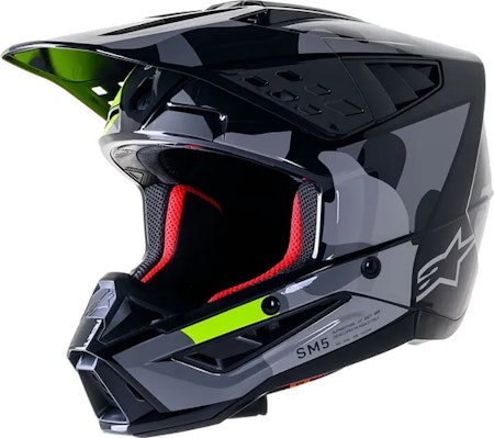 Alpinestars SM5 Rover Black/Grey hjälm