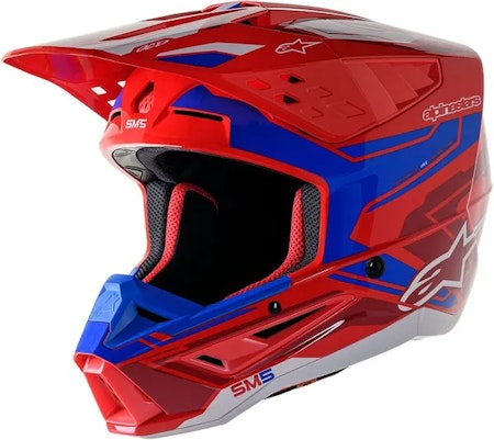 Alpinestars SM5 Action Red/Blue hjälm