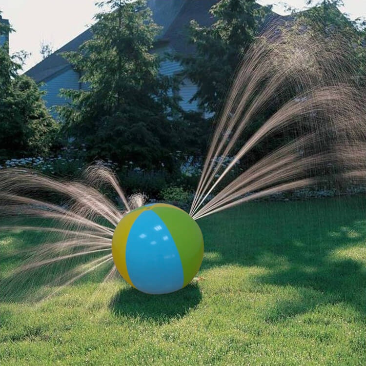 Uppblåsbar vattenspray boll – Sprinkler badboll för vattenlek