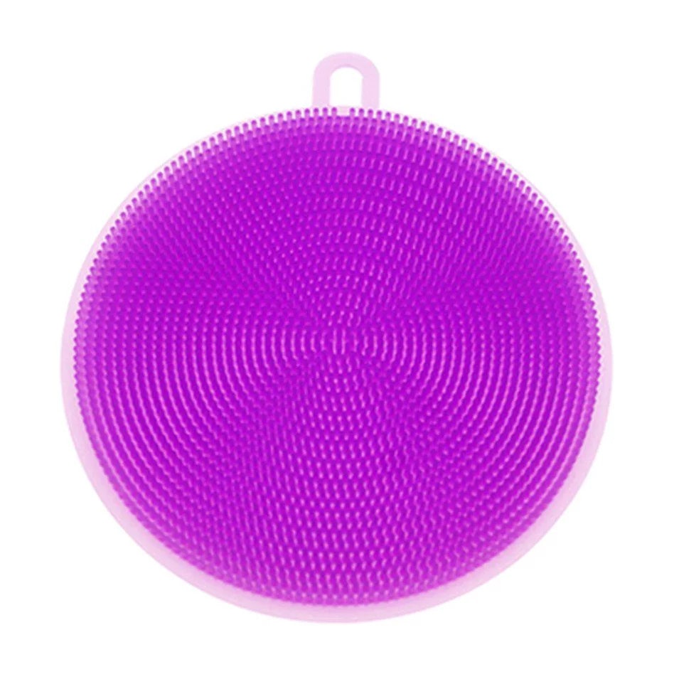 Disksvamp - tillverkad i mjuk silikon med bra kvalité färg lila.