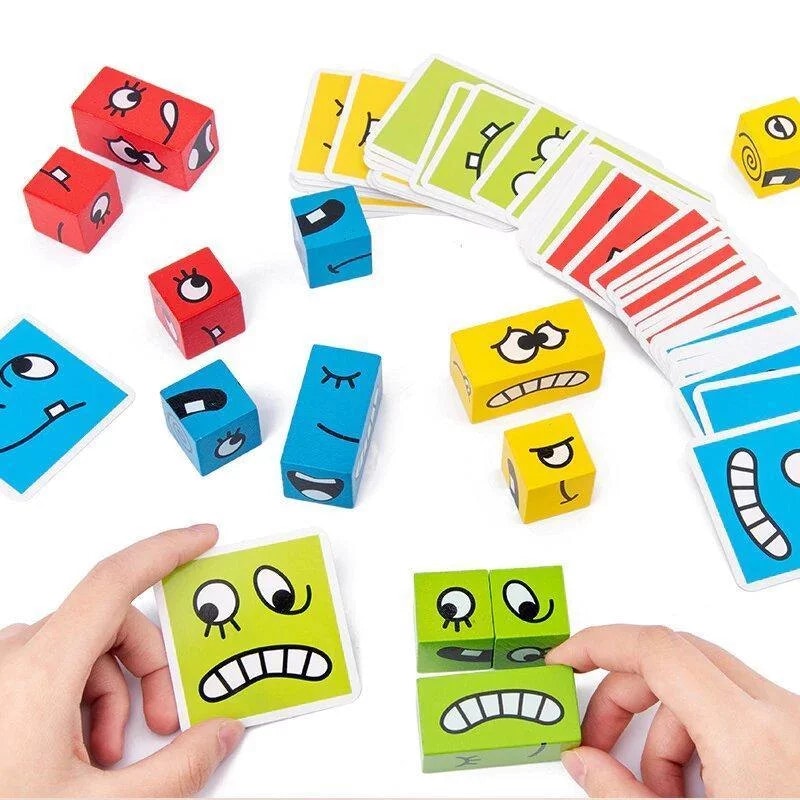 Geometric Fun Cube bra och enkelt spel för att inspirera och väcka barnens fantasi.