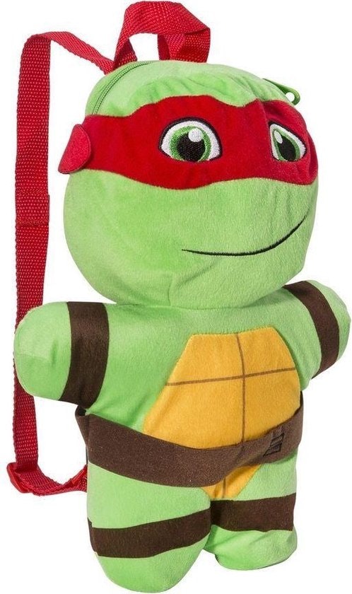 Ninja Turtle ryggsäck och mjukt gosedjur
