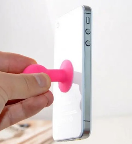 Köp smidig mobiltelefonhållare i silikon från Coolasteprylarna.se