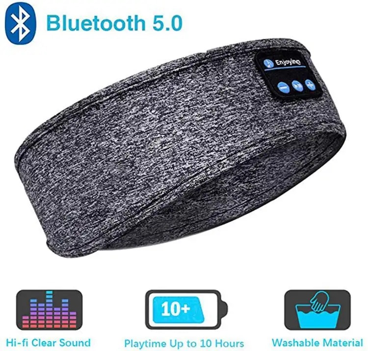 Pannband sovhörlurar med Bluetooth