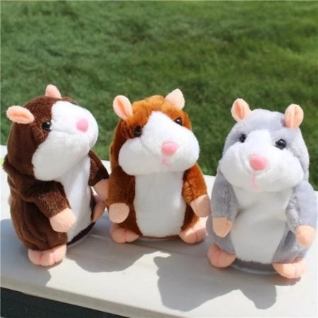 Talande hamster – Interaktiv & rolig leksak