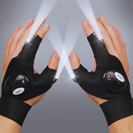 Köp Magic Light handske med 2 lampor
