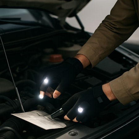 LED-handske för fix, camping & vardag