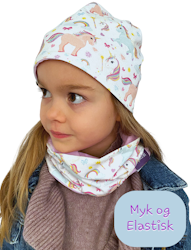 Lue og hals med fleece