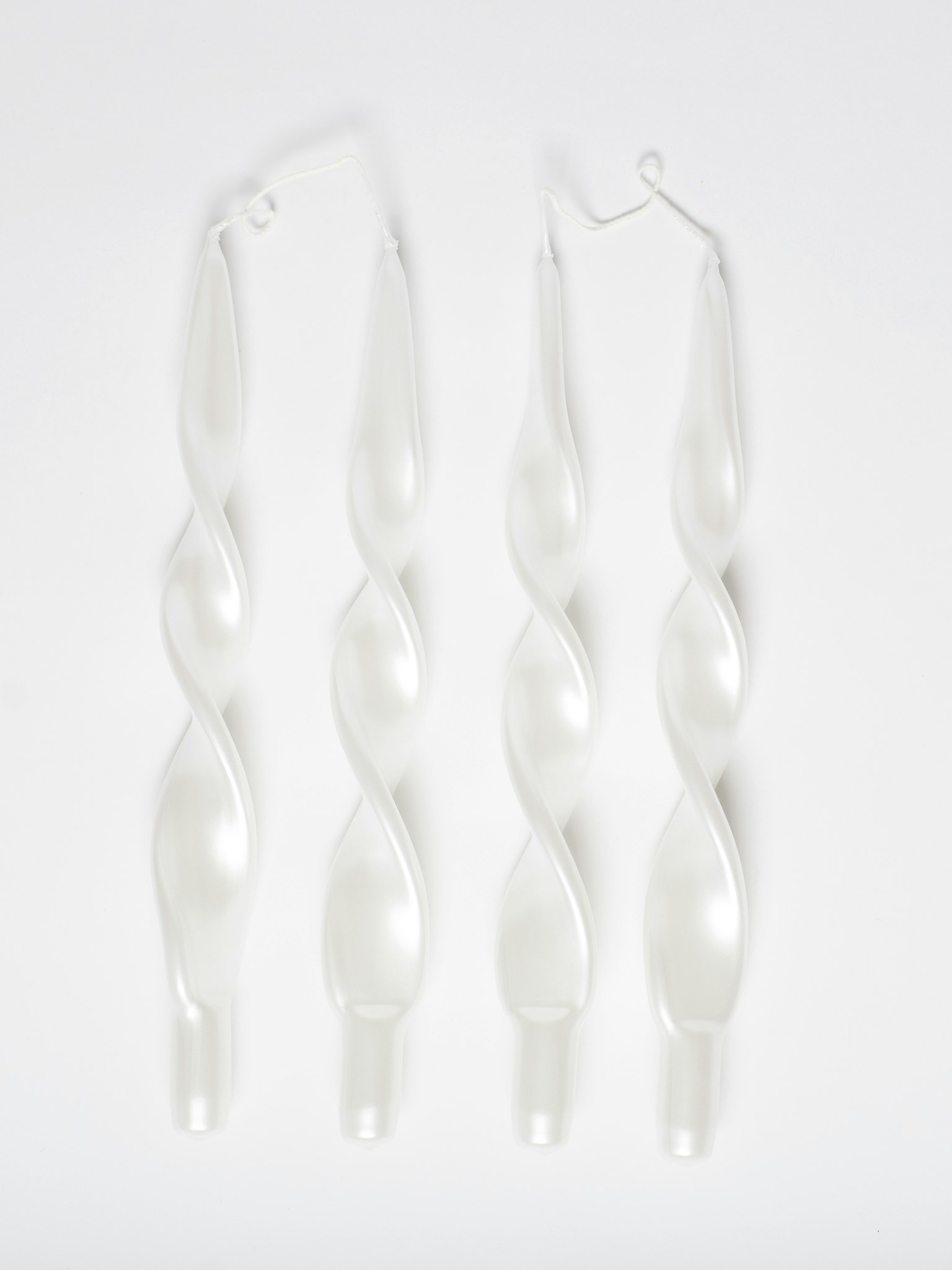 Twistlys hvit perle, 4 pk