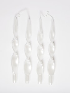 Twistlys hvit perle, 4 pk