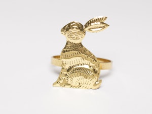 Serviettringer hare