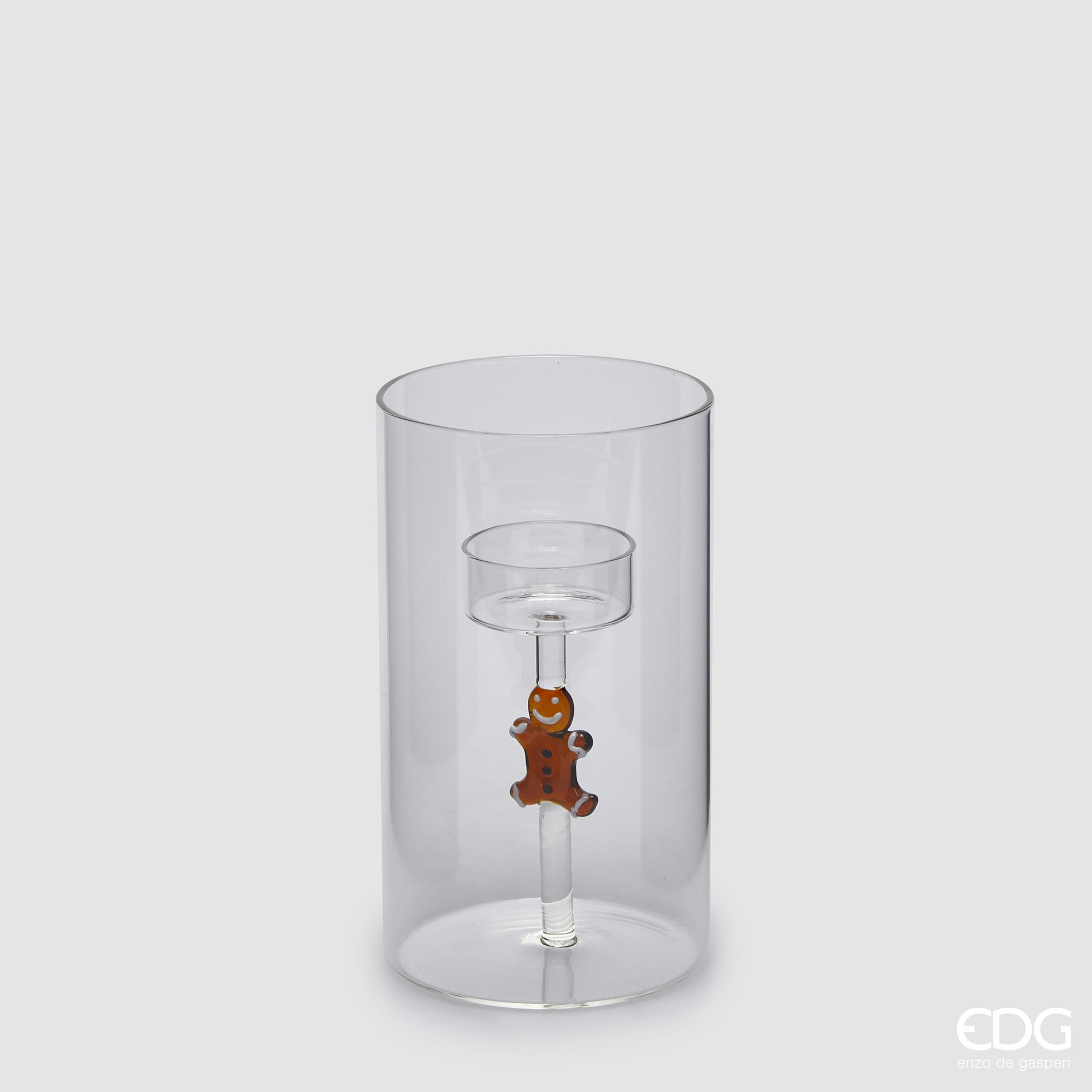Pepperkakelysestaker glass