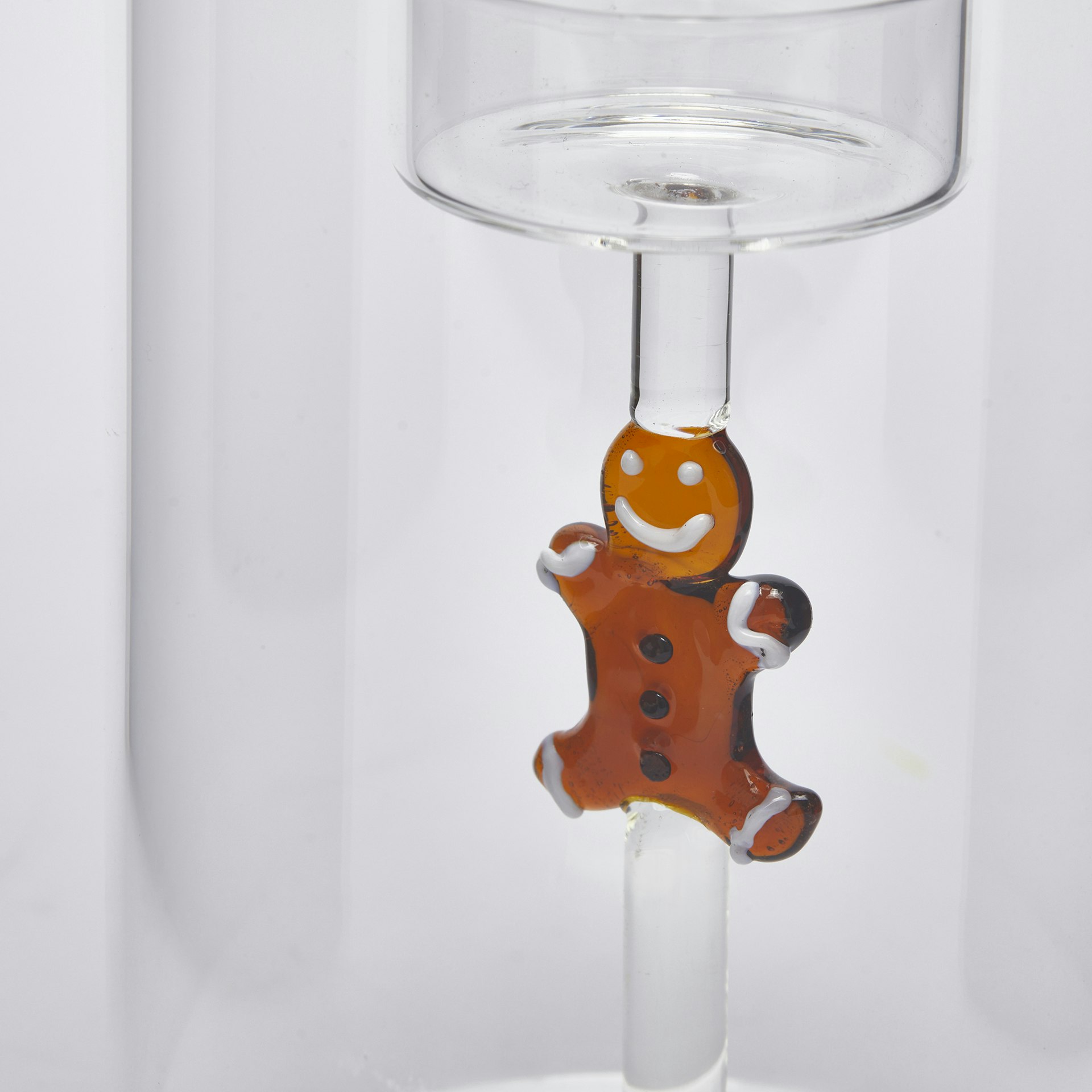 Pepperkakelysestaker glass