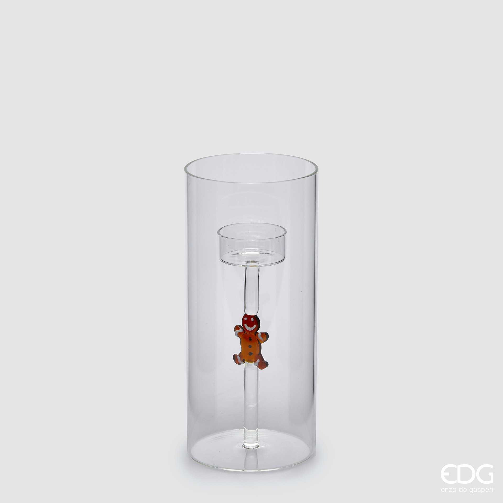 Pepperkakelysestaker glass
