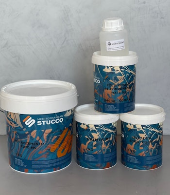 Microcement kit 5 Kvm för släta väggar