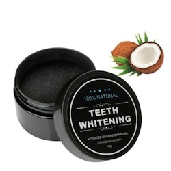 100% Naturlig Tandblekning - Teeth Whitening Charcoal (30 g)