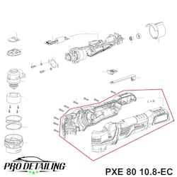 Flex PXE 80 Komplett motorhölje