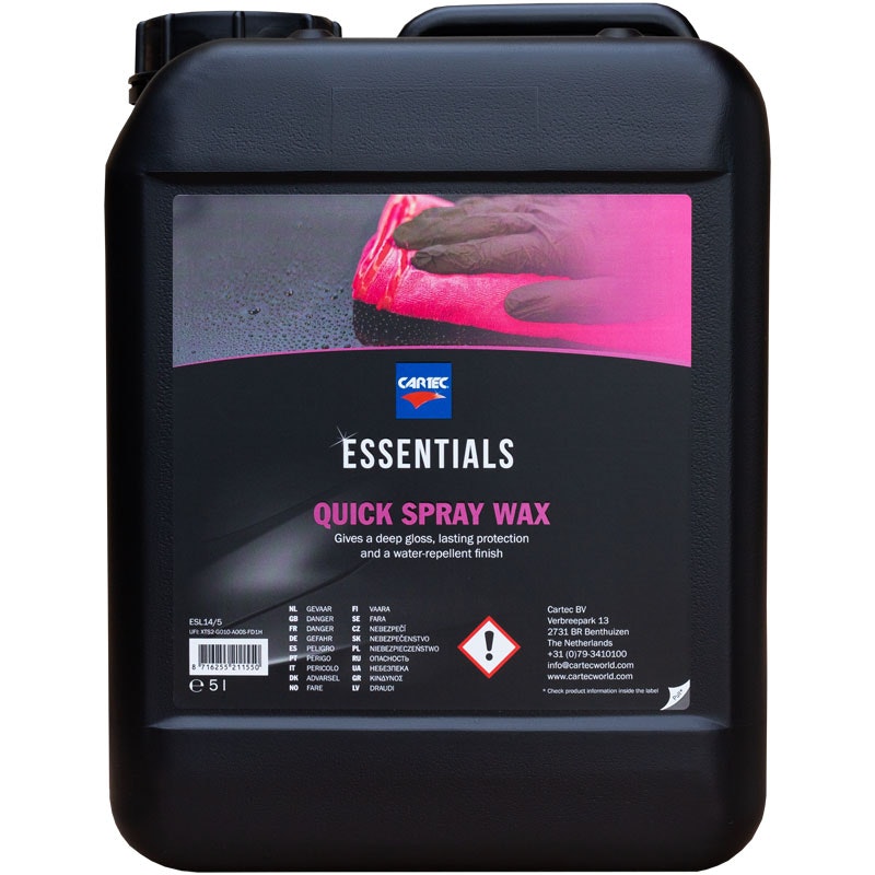 Spraywax - Cartec Quick Spray Wax 5 liter