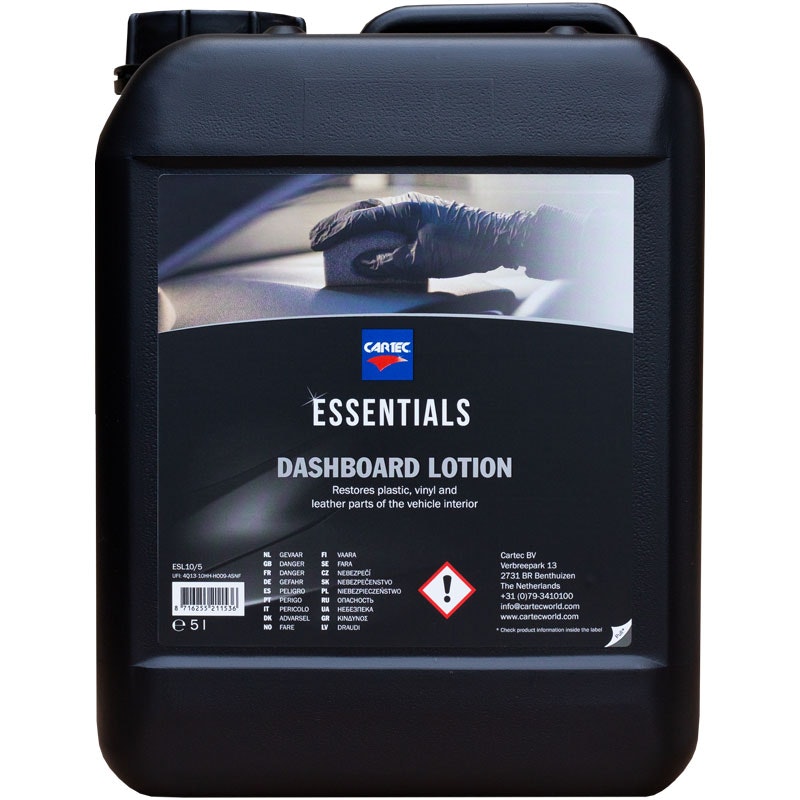 Interior återställning - Cartec Dashboard Lotion 5 liter