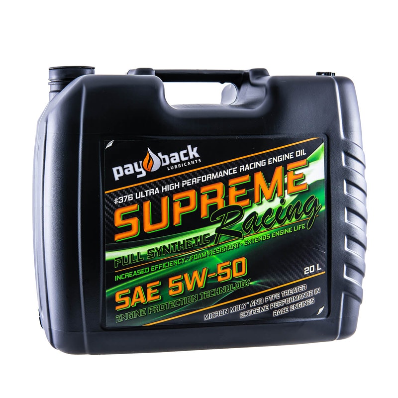 Payback #376 Supreme Racing 5W-50 Helsyntet