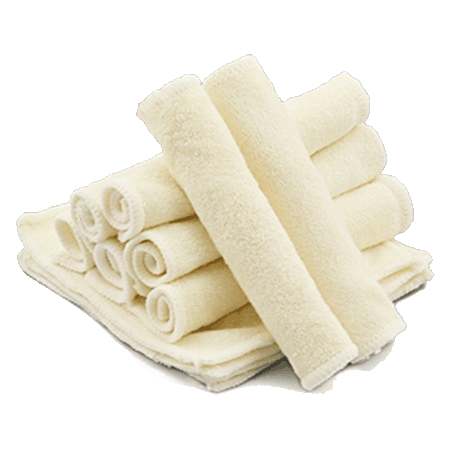 50 pack - Tvättlappar i bambu och bomull
