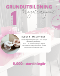 Nagelterapeut utbildning block 1