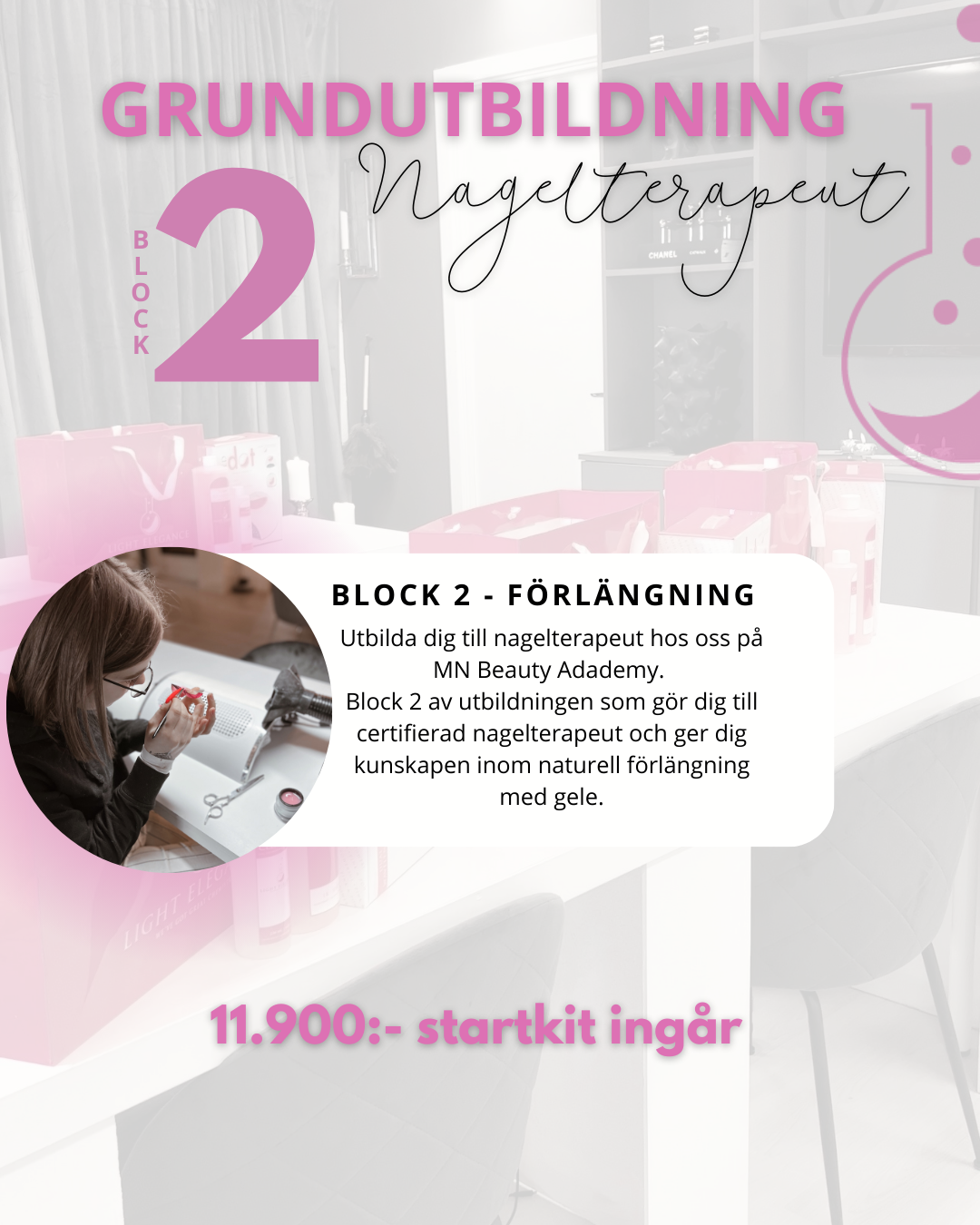 Nagelterapeut utbildning block 2