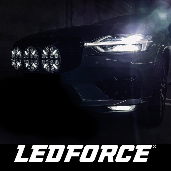 LED extraljus LEDFORCE X-LED+ 120W - 220mm - 9"