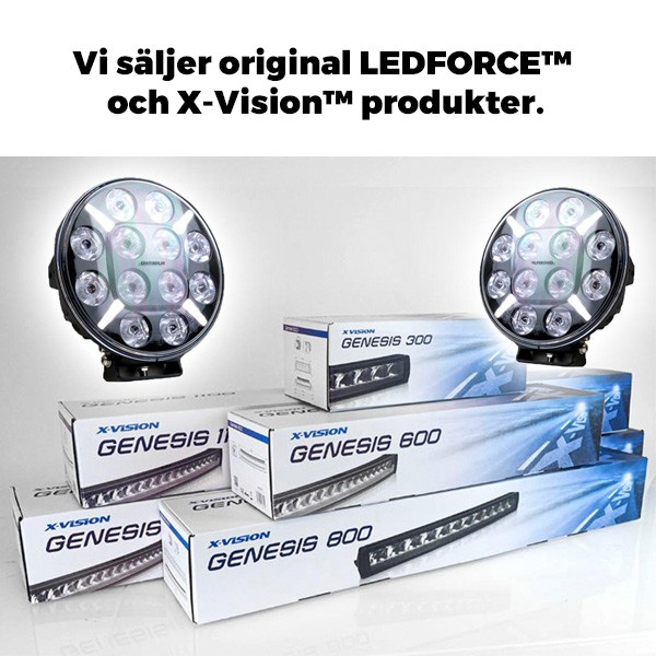 LED ramp X-Vision Genesis 600, E-märkt ljusramp extraljus