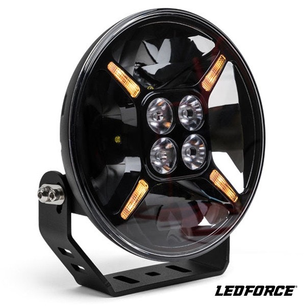 Extraljus paket 3 st LEDFORCE Apex 120W 3-PACK LED Extraljus inkl. extraljushållare, stag och reläkabelsats - 9-32V