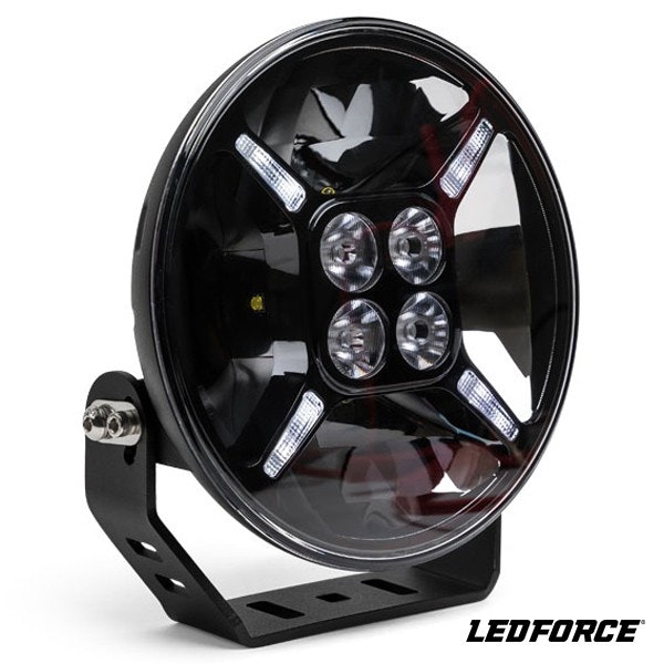 Extraljus paket 3 st LEDFORCE Apex 120W 3-PACK LED Extraljus inkl. extraljushållare, stag och reläkabelsats - 9-32V