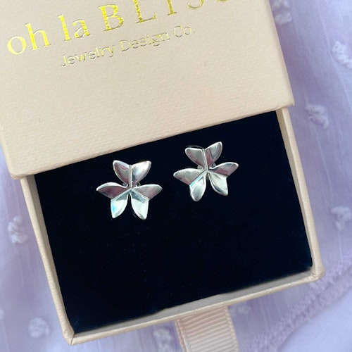 CLOVER Signature Earings Silver