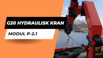 G20 Fastmontert Hydraulisk Kran Modul P-2.1