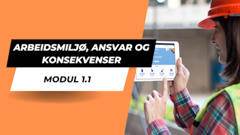 Modul 1.1 Arbeidsmiljø, ansvar og konsekvenser