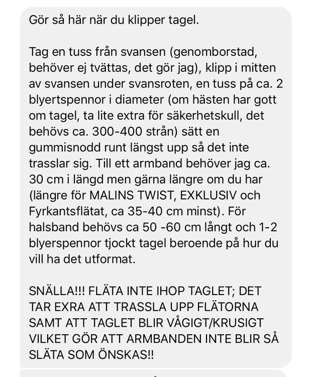 Så här tar du tagel