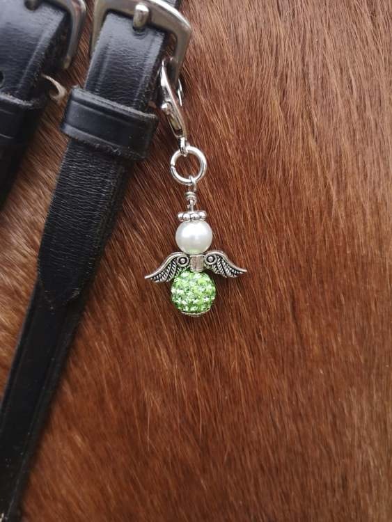 Ängel grön med strass