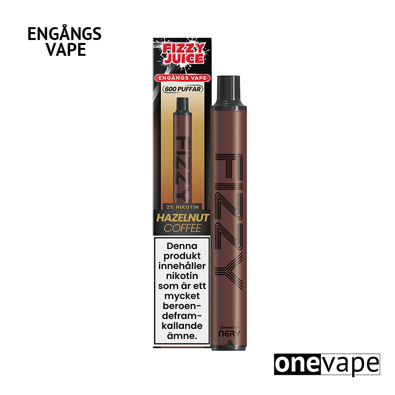 Fizzy Engångs Vape - Hazelnut Coffee