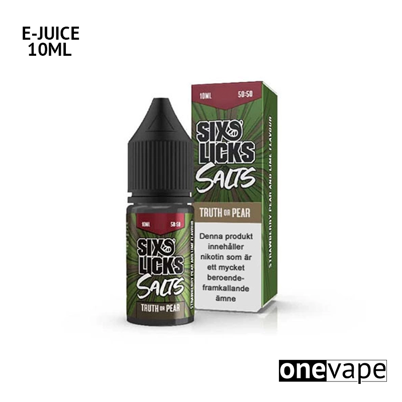 Six Licks - Truth or Pear (10ml, Nic Salt)
