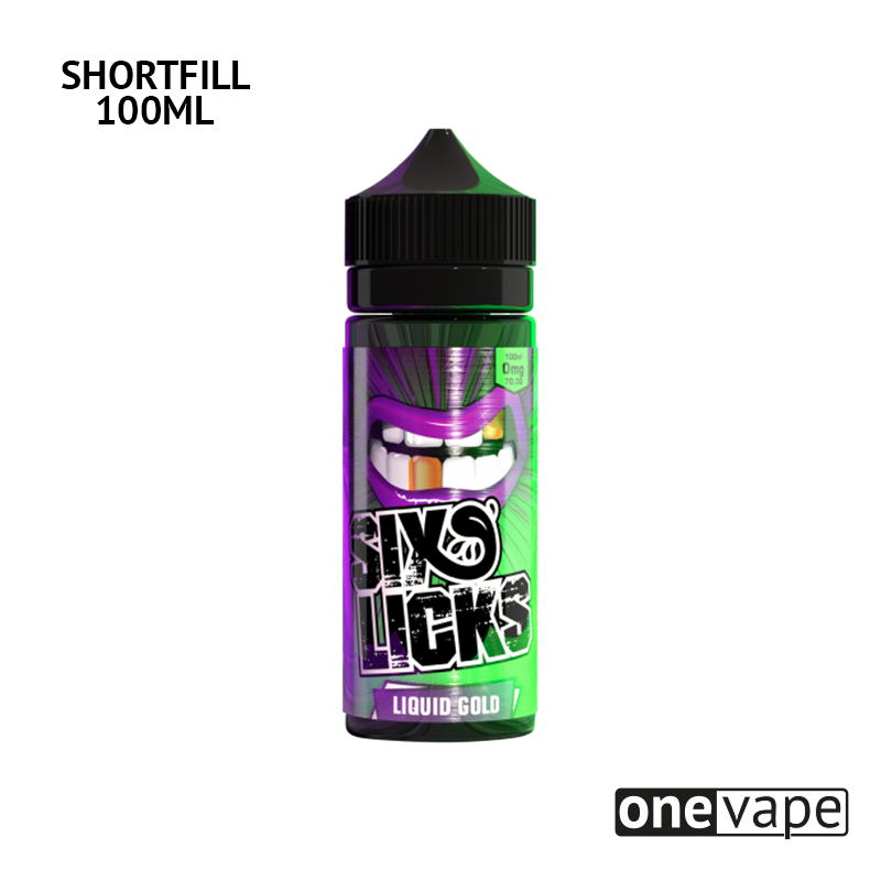 Six Licks - Liquid Gold (100ml Shortfill)