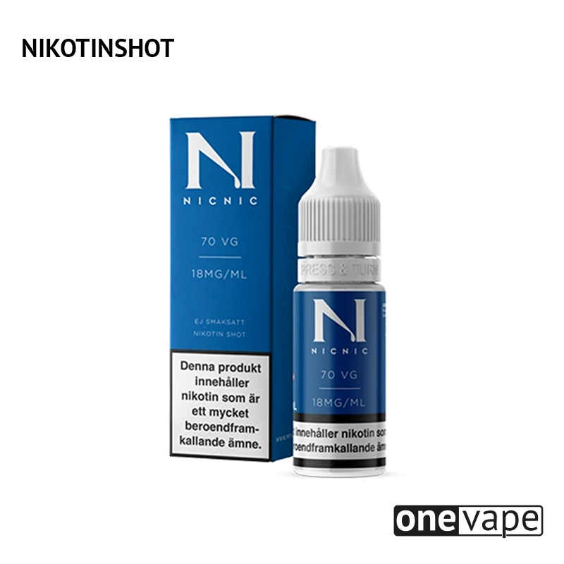 Nic Nic - Nikotinshot 18mg 70/30 (10ml)