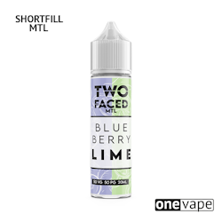 Two Faced - Blueberry Lime (MTL Shortfill)