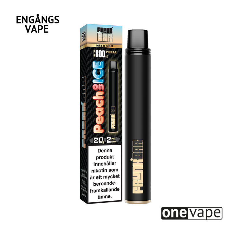 Frunk Bar Mesh Engångs Vape - Peach on Ice