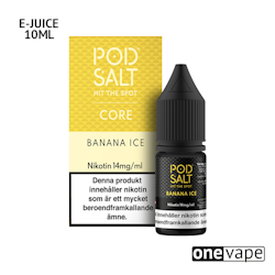 Pod Salt - Banana Ice (10ml, Nic Salt)