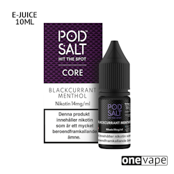 Pod Salt - Blackcurrant Menthol (10ml, Nic Salt)