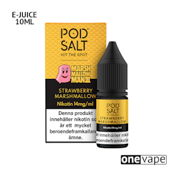 Pod Salt Fusion - Strawberry Marshmallow (10ml, Nic Salt)