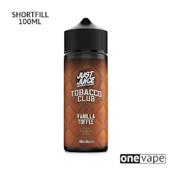 Just Juice Tobacco Club - Vanilla Toffee (100ml Shortfill)